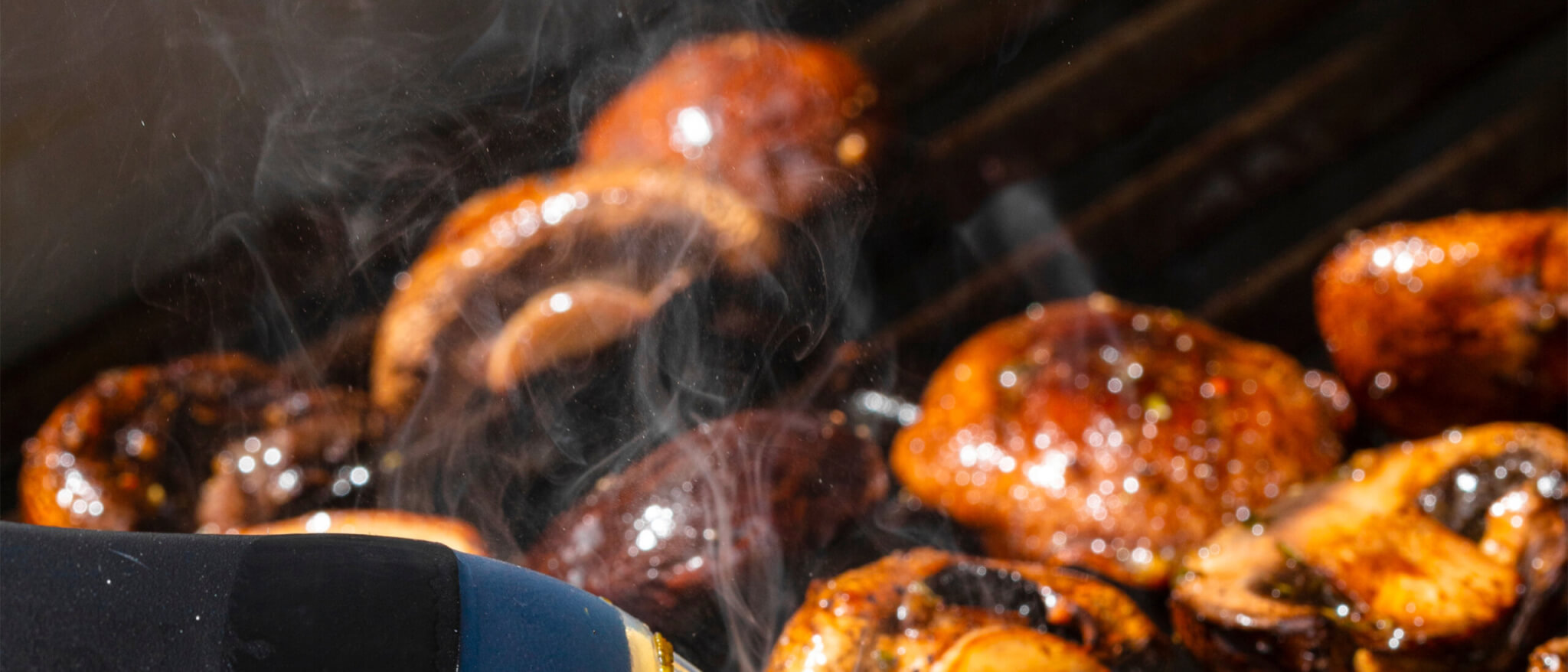 PlugrÃ  - Grilled Mushrooms with Rosemary Lemon Basting Butter
