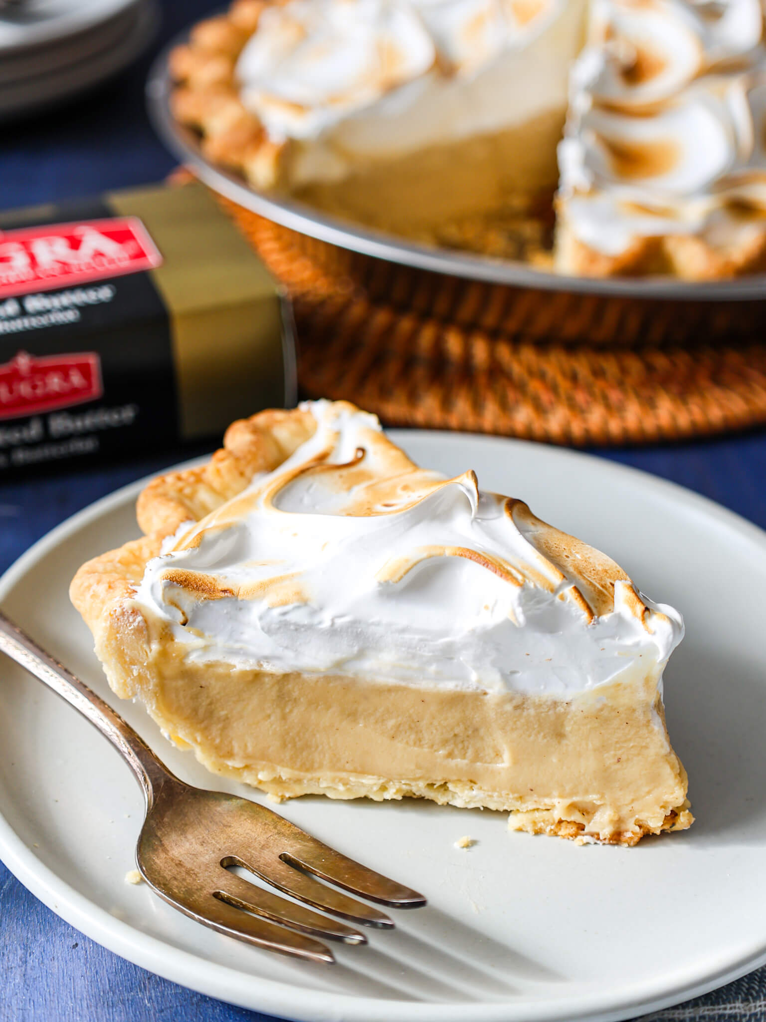browned butter butterscotch pie